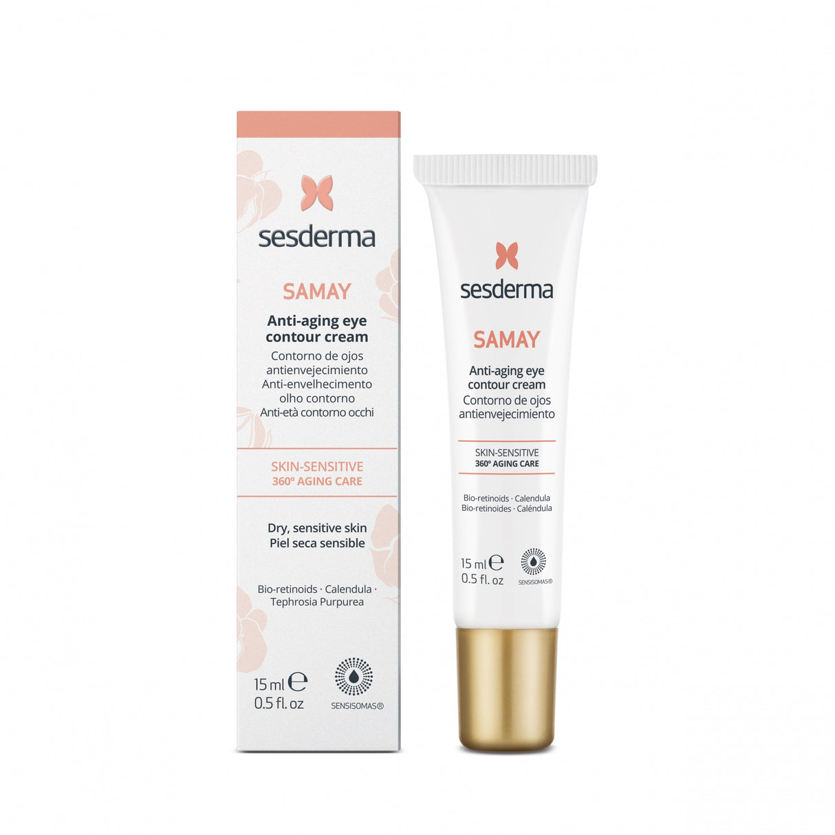 SESDERMA Samay Contorno Olhos Anti-Envelhecimento Peles Sensíveis 15ml