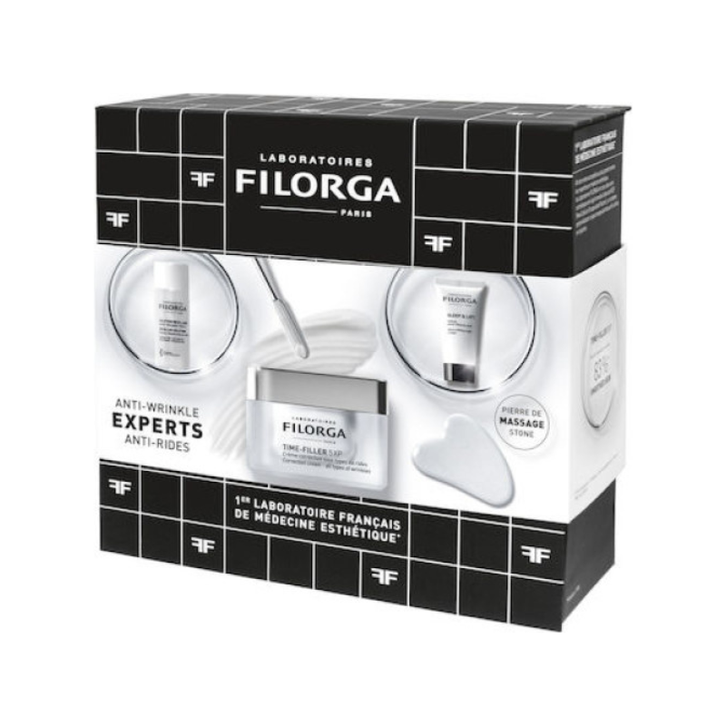 FILORGA Coffret Time-Filler 5XP Creme 50ml + Sleep & Lift 15ml + Solução Micelar 50ml