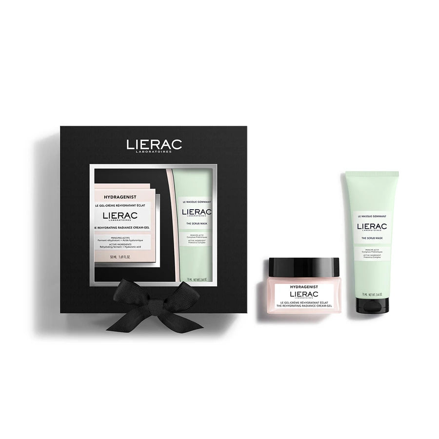 LIERAC Coffret HYDRAGENIST Gel-Creme 50ml + Máscara Esfoliante 75ml