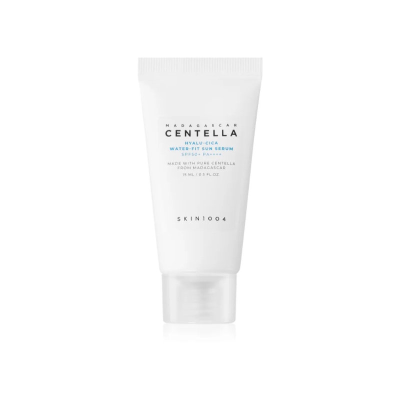 SKIN1004 Madagascar Centella Hyalu-Cica Water-Fit Sun Sérum Protetor e Hidratante SPF50 15ml