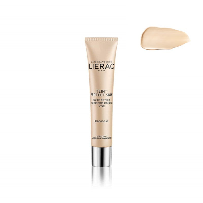 LIERAC TEINT PERFECT SKIN Base Fluída 01 Bege Claro 30ml
