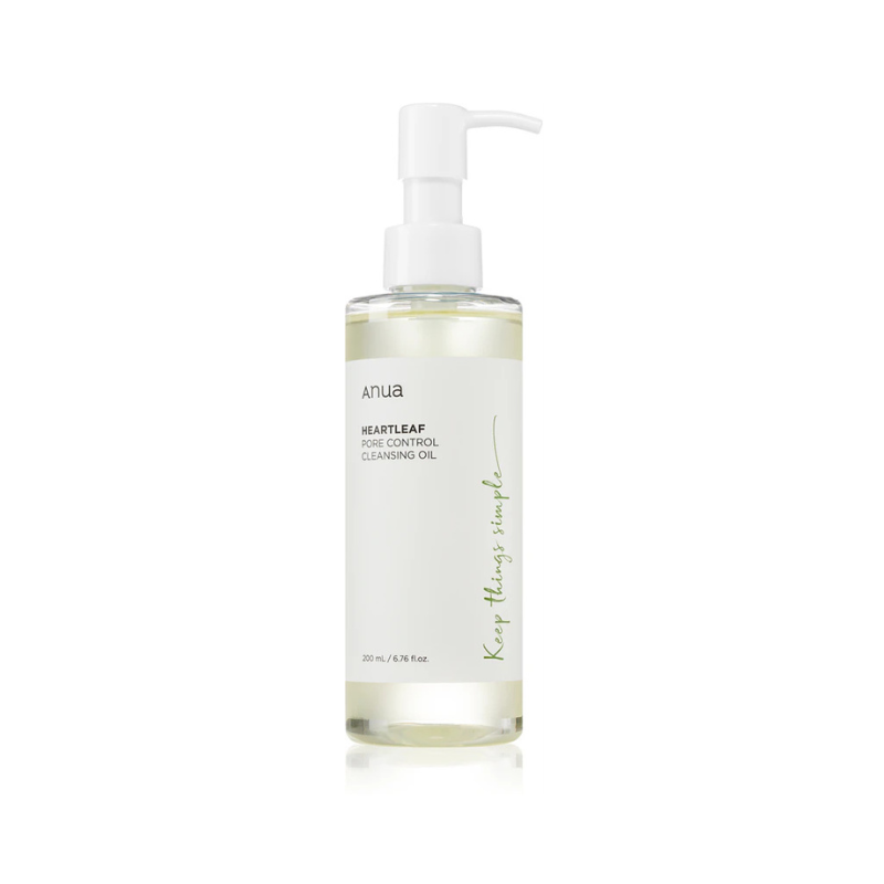 ANUA Heartleaf Pore Control Cleansing Óleo de Limpeza Pele Oleosa e Mista 200ml