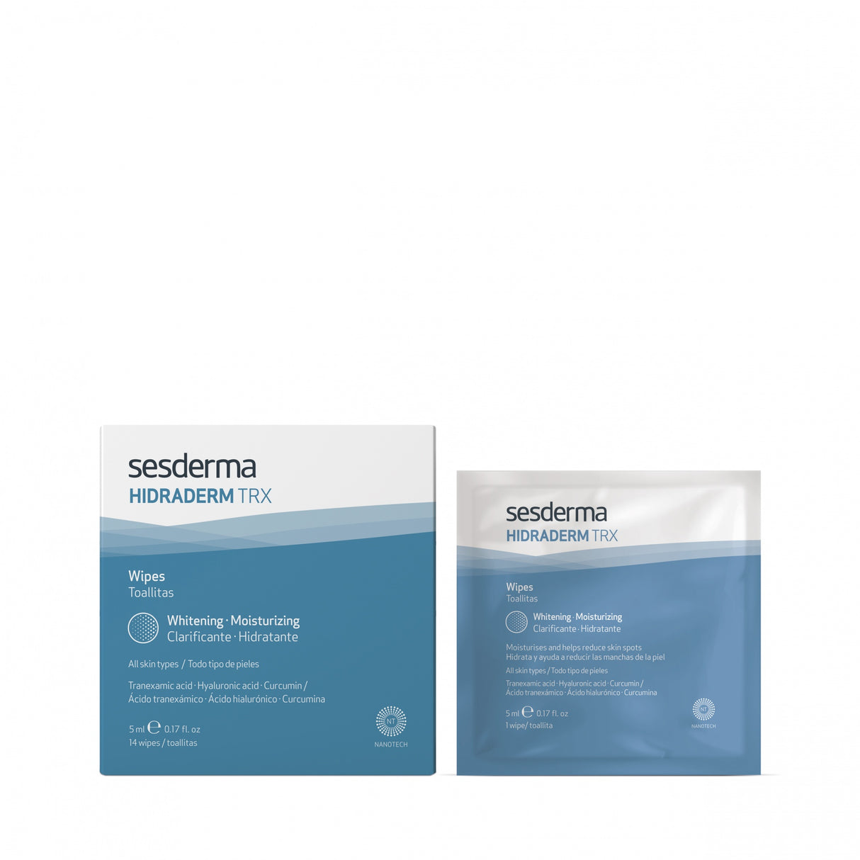 SESDERMA Hidraderm TRX Toalhitas 14 unid.