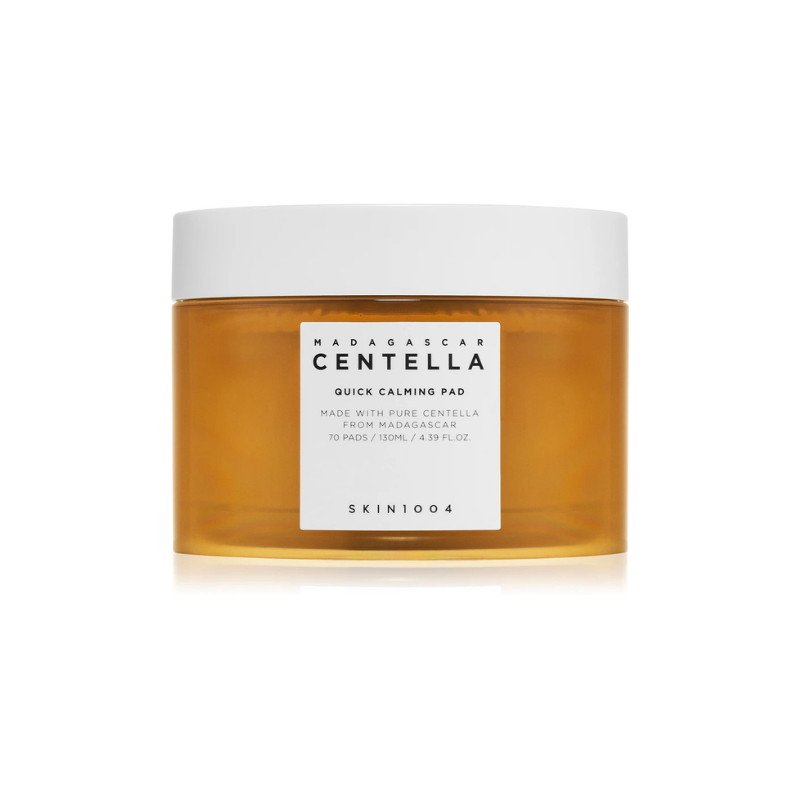 SKIN1004 Madagascar Centella Quick Calming Pad Discos de Limpeza Revitalizantes 70unid