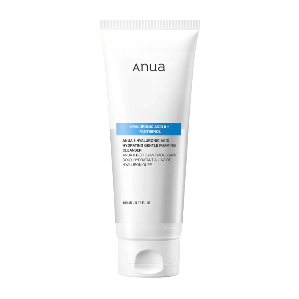 ANUA 8 Hyaluronic Acid Hydrating Gentle Foaming Cleanser Creme de Limpeza 150ml