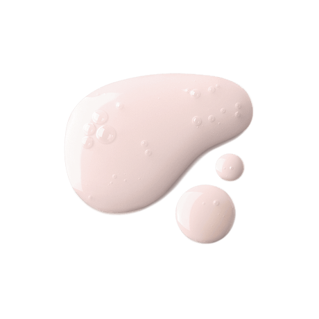 Frasco rosa-claro Filorga NCEF-ESSENCE, loção multicorretora de 150 ml, com tampa prateada.