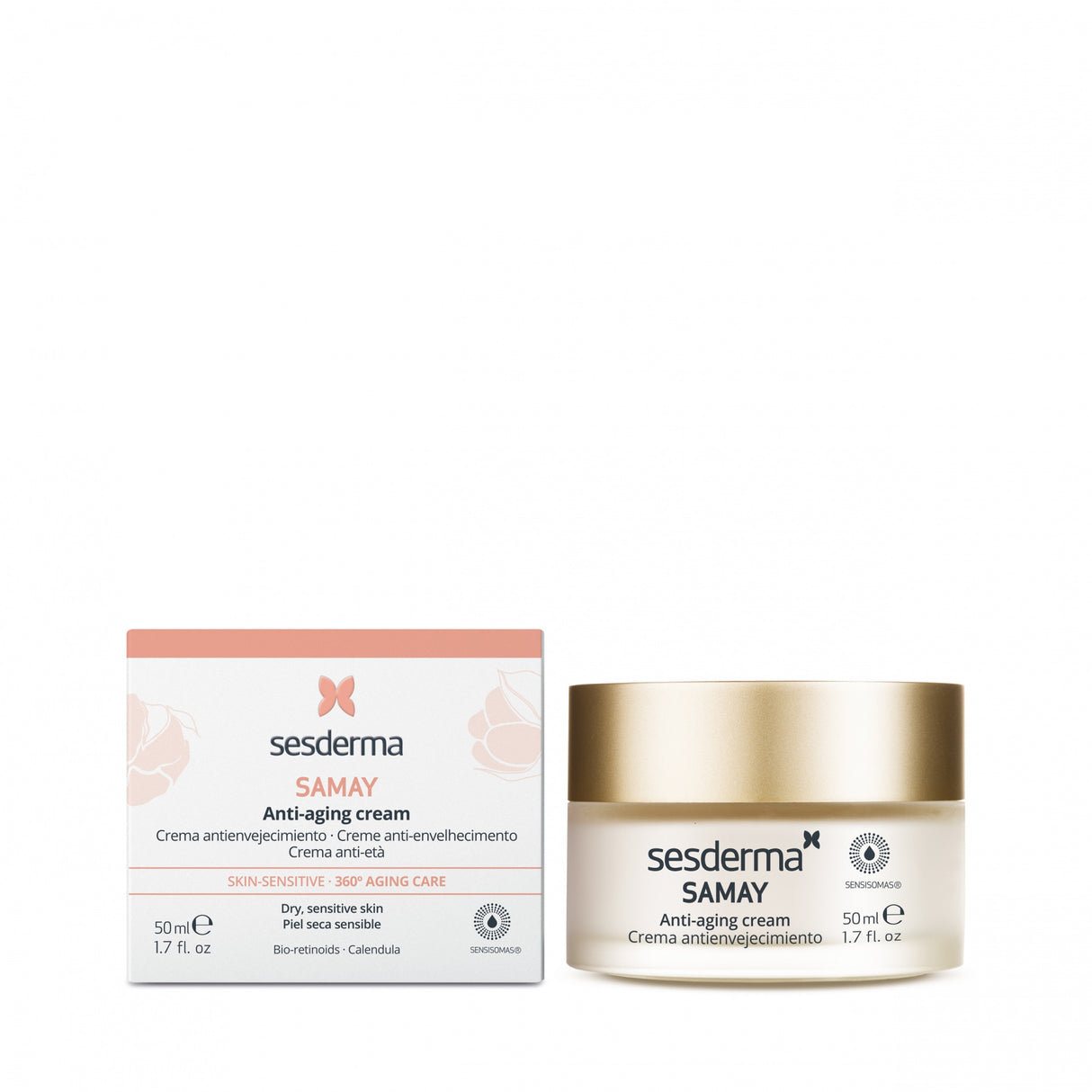 SESDERMA Samay Creme Anti-Envelhecimento para Peles Sensíveis 50ml