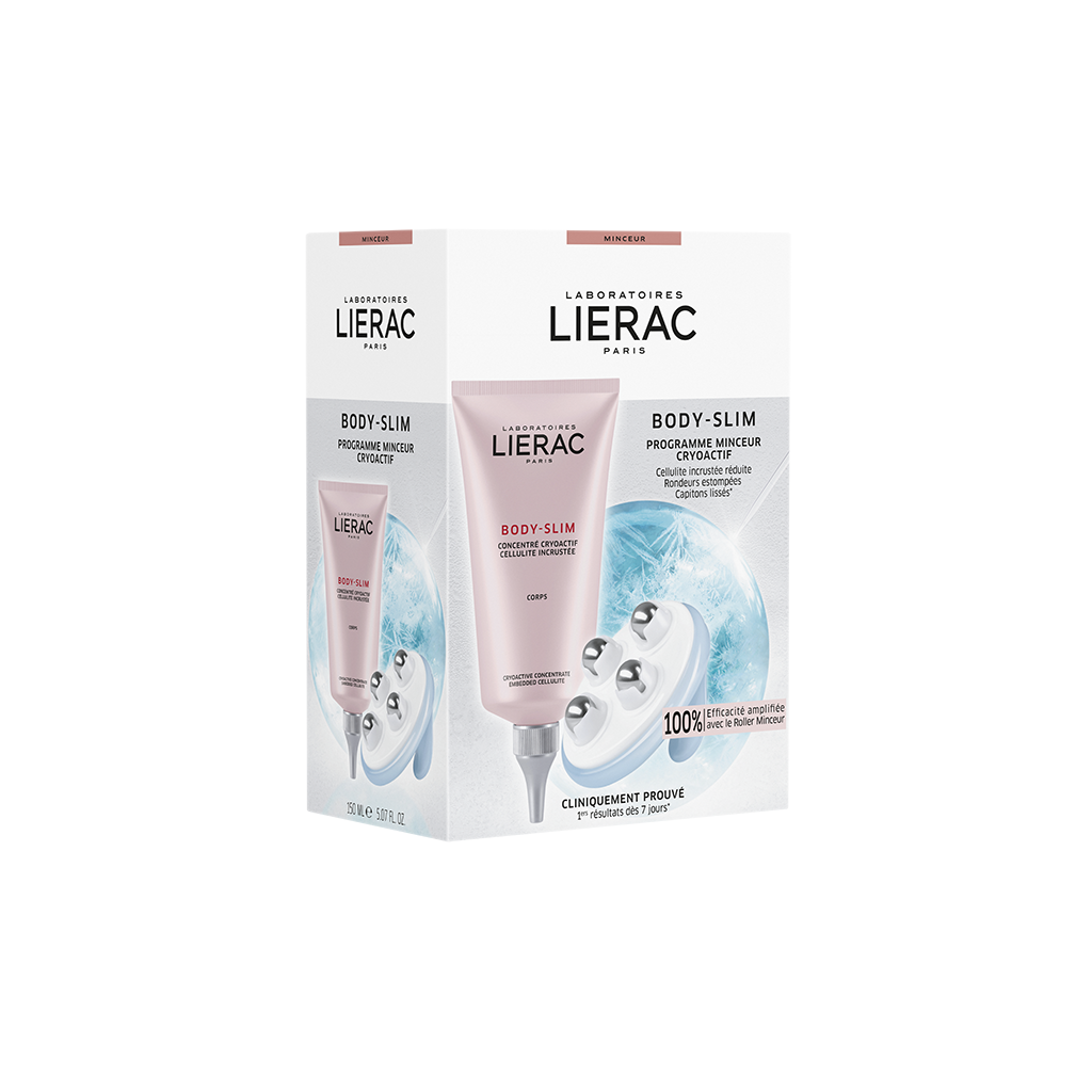 LIERAC BODY SLIM Programa Adelgaçante - Concentrado Crioativo 150ml + Roller