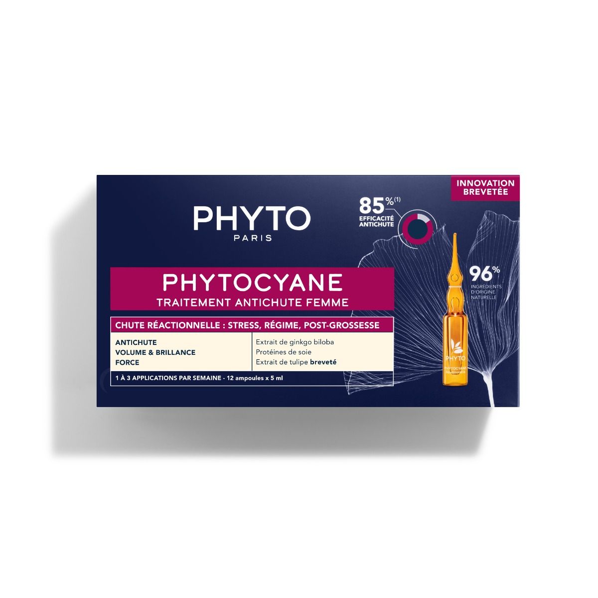 PHYTO Phytocyane Cuidado Antiqueda Reacional Mulher 12x5ml