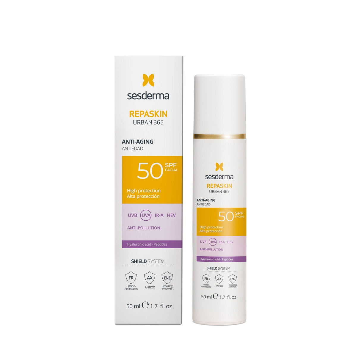 SESDERMA Repaskin Urban 365 Anti-idade SPF50 50ml