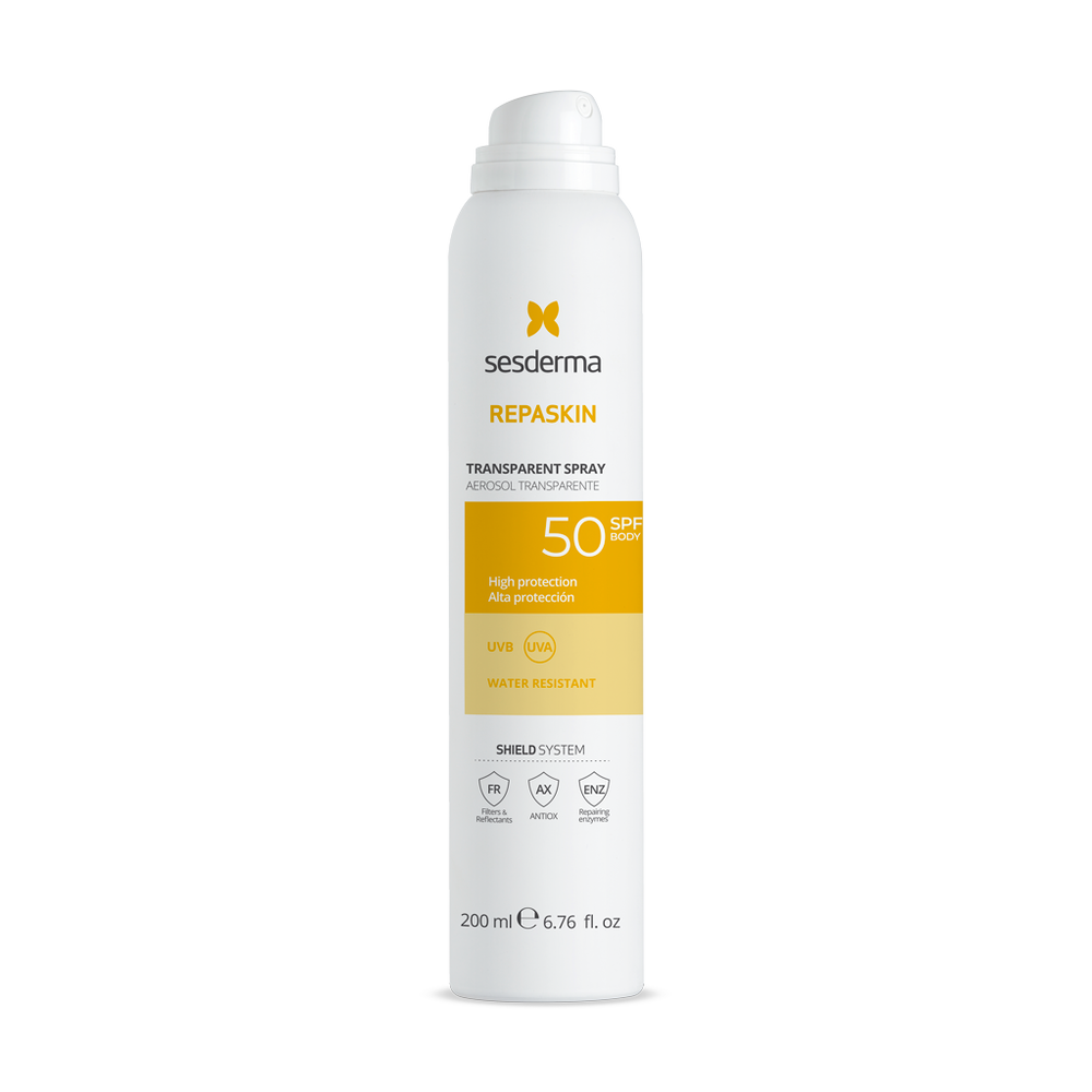 SESDERMA Repaskin Corporal SPF50 Aerossol Transparente 200ml