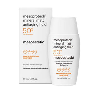 MESOESTETIC Mesoprotech Protector Solar Mineral Matt Antiaging Fluid 50+