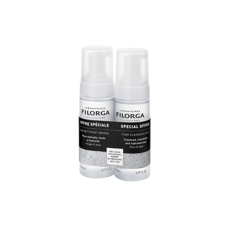 FILORGA Duo Mousse Desmaquilhante Anti-envelhecimento 2X150ml