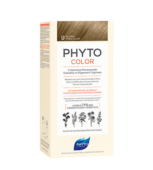 PHYTO Phytocolor 9 Louro Muito Claro Coloração Permanente Sem Amoníaco