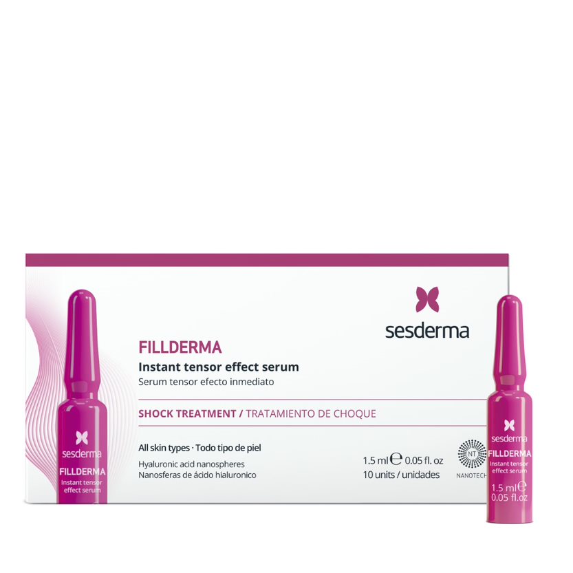 SESDERMA Fillderma Ampolas Sérum Tensor de Efeito Imediato 10 ampx1,5 ml