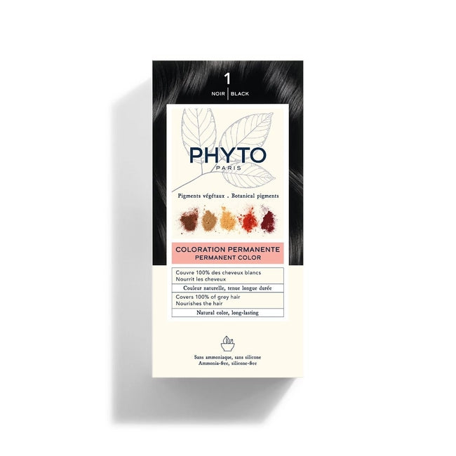 PHYTO Coloração Permanente 1 Preto