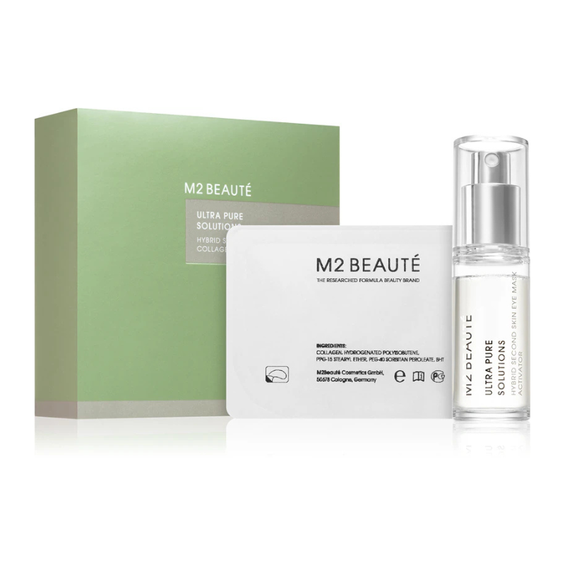 M2 BEAUTÉ Hybrid Second Skin Eye Mask Collagen Máscara de Colagénio para Olhos