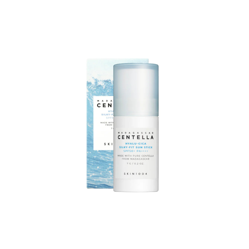 SKIN1004 Madagascar Centella Hyalu-Cica Silky-Fit Sun Stick Protetor Solar SPF50 7g