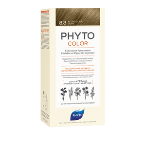 PHYTO Phytocolor 8.3 Louro Claro Dourado Coloração Permanente Sem Amoníaco