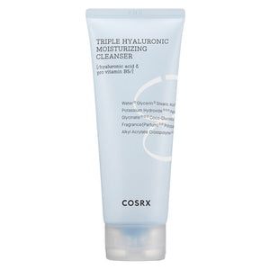 COSRX Hydrium Triple Hyaluronic Moisturizing Cleanser Espuma de Limpeza Hidratante 150ml