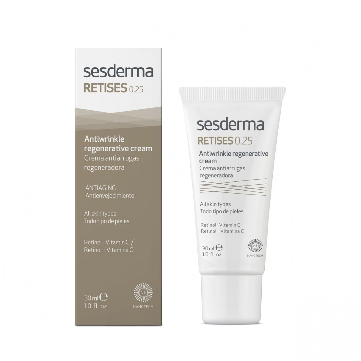 SESDERMA Retises Creme Anti-Rugas Regenerador 0,25% 30ml