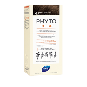 PHYTO Phytocolor 6.77 Marron Claro Cappuccino Coloração Permanente Sem Amoníaco