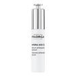 Frasco branco Filorga Hydra-AOX [5], sérum antioxidante intensivo de 30 ml, com doseador prateado.