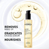 Frasco com doseador Filorga Skin-Prep Óleo Desmaquilhante Aperfeiçoador de 150 ml.
