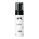 Filorga Skin-Prep Espuma de Limpeza Enzimática em frasco branco com pump preto, 150 ml.