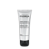 Textura branca do creme Filorga Universal Cream sobre fundo branco.