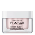 Filorga Oxygen-Glow creme super-aperfeiçoador iluminador 50 ml em boião transparente com tampa branca.