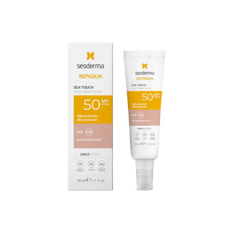 SESDERMA Repaskin Facial Tacto Seda com Cor SPF50 50ml