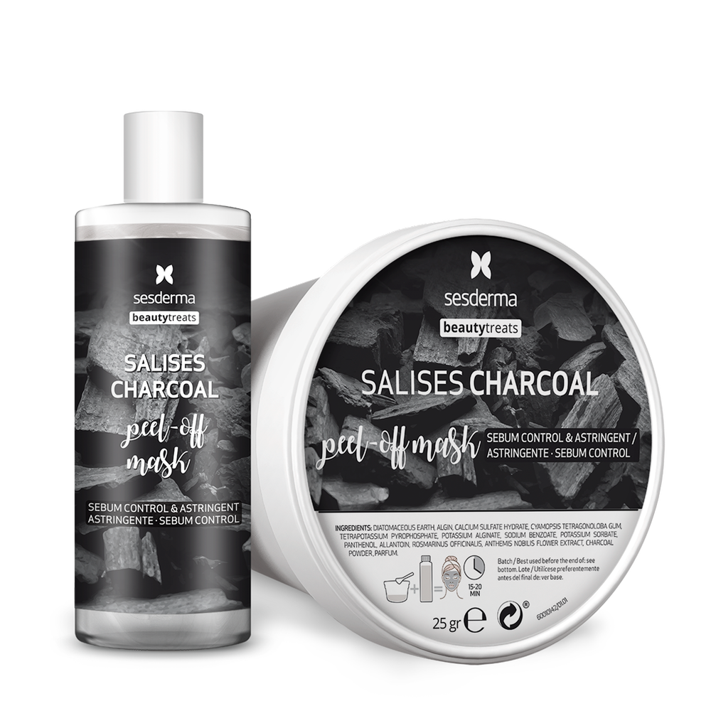 SESDERMA Beauty Treats Salises Charcoal Máscara Peel Off 25gr