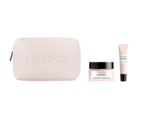 LIERAC Coffret HYDRAGENIST Gel Creme 50ml + Gel Contorno Olhos 15ml + Bolsa