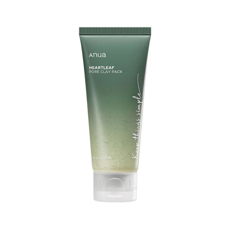 ANUA Heartleaf Pore Clay Pack Máscara de Limpeza para Pele Sensível 100ml