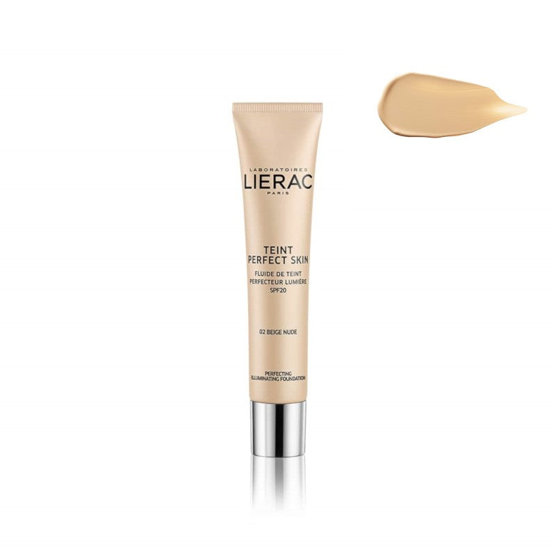 LIERAC TEINT PERFECT SKIN Base Fluída 02 Bege Nude 30ml