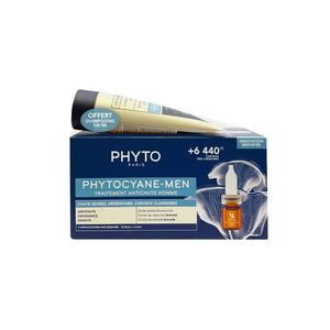 PHYTO Phytocyane Ampolas Antiqueda Progressiva Homem 12x3,5ml + Champô 100ml