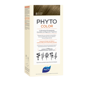 PHYTO Phytocolor 8 Louro Claro Coloração Permanente Sem Amoníaco