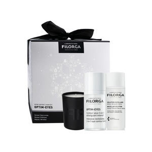FILORGA Coffret X-Mas Box Solução Micelar 50ml + Optim Eyes Creme Olhos 15ml + Vela