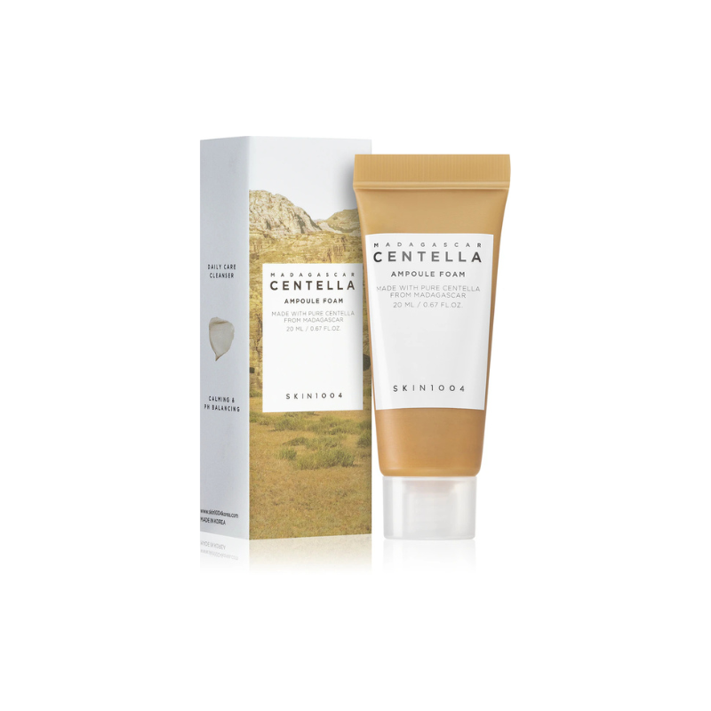 SKIN1004 Madagascar Centella Ampoule Espuma de Limpeza Pele Sensível 20ml